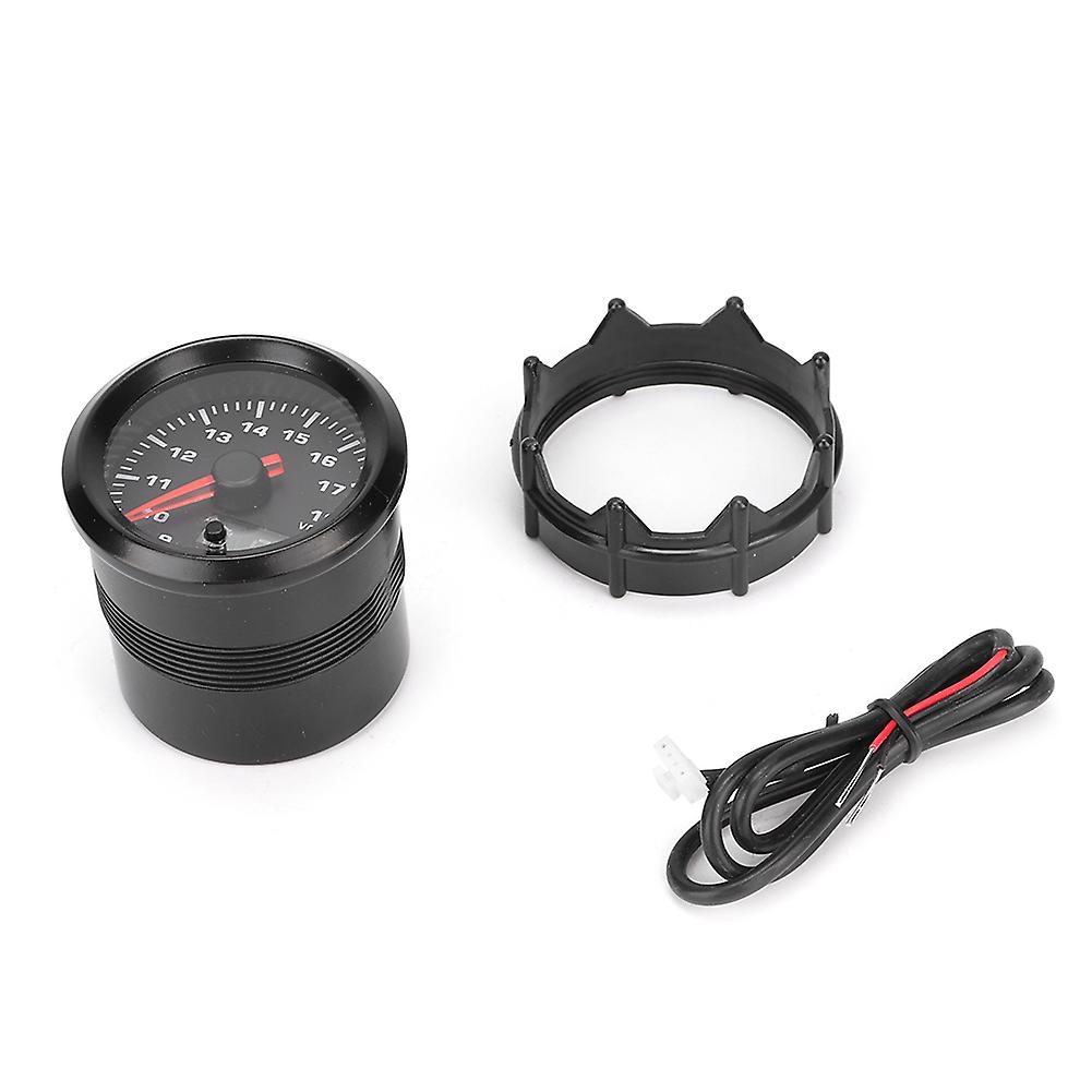 Universal Digital Car Voltmeter Gauge - High Accuracy & Easy Night Reading