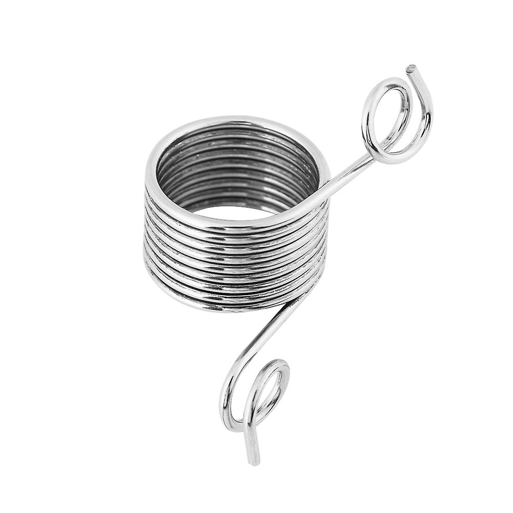1 pcs Practical Yarn Spring Guides Metal Braided Knuckle Assistant Knitting Needle Thimble
