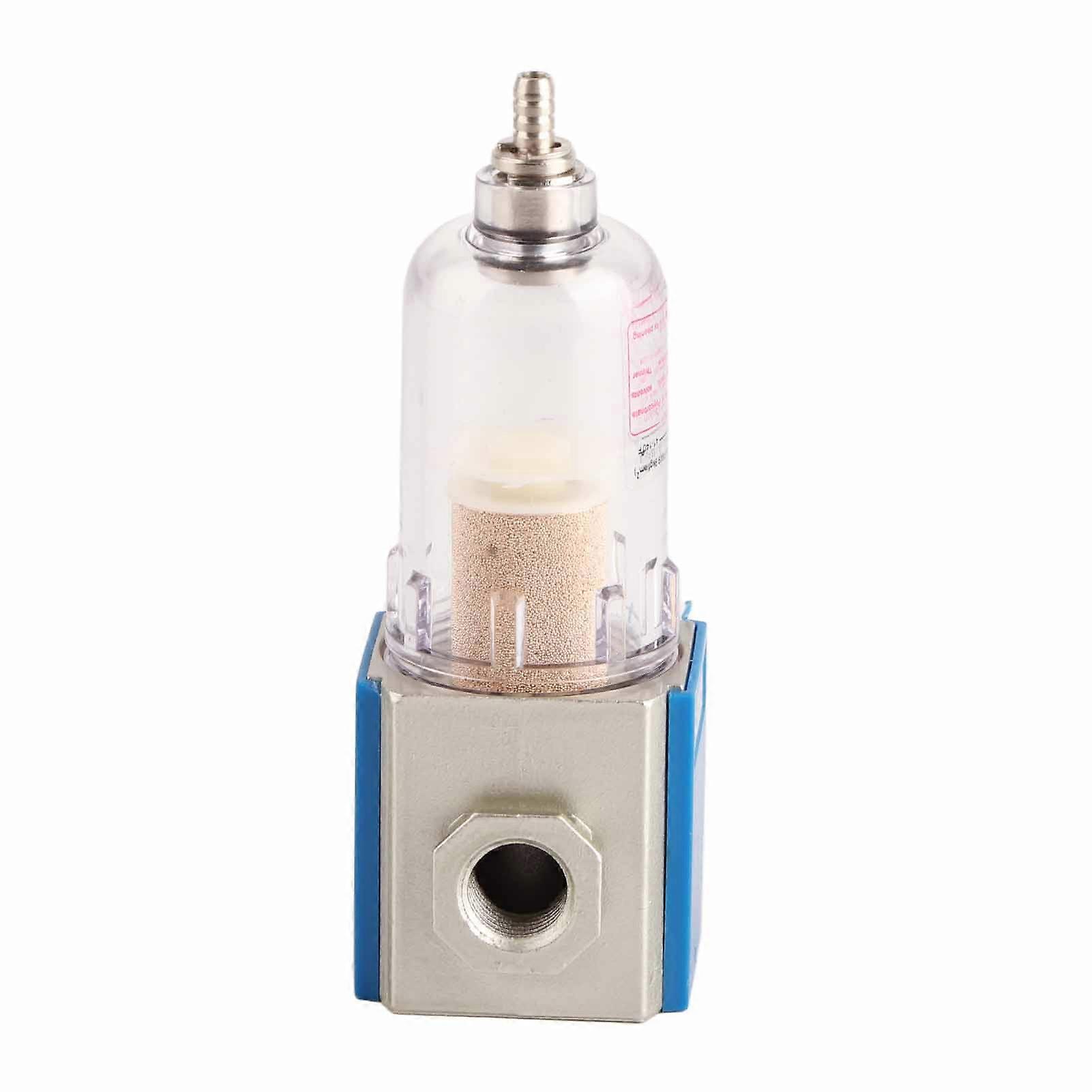 Air Compressor Filter,Aluminum Alloy Air Tool Compressors Filters Manual Differential Pressure Automatic Drainage(GF200-08)