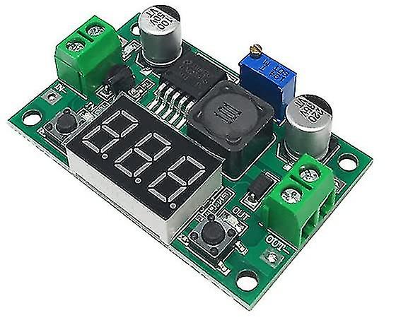 LM2596 High-Power Buck Converter DC to DC Voltage Regulator 4-40V to 1.25-37V with LED Voltmeter Display - q37