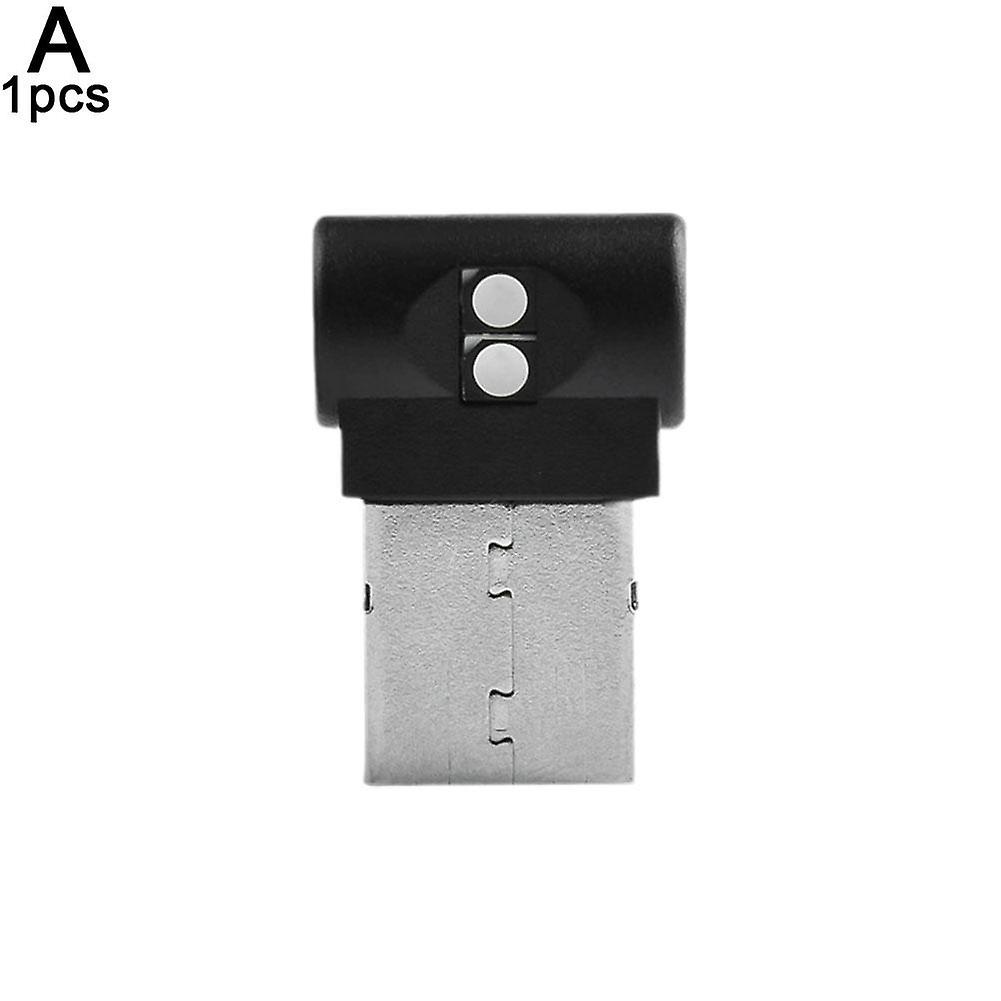 1PCS USB colorful adjustable mode monochrome (A)$Car mini usb atmosphere light car led car atmosphere light car mini night light