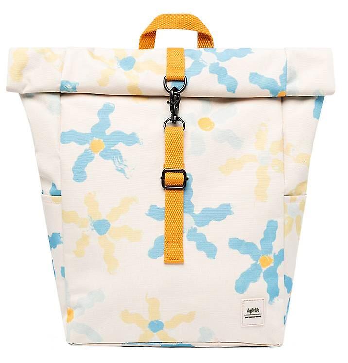 Lefrik Roll Mini Daisy Backpack - Cream/Blue/Yellow