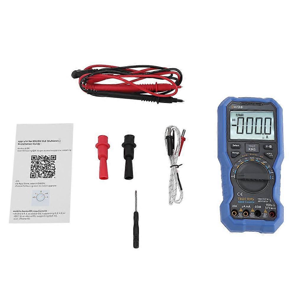 1 Satz OW18B Bluetooth-Digital-Multimeter-Datenlogger-Thermometer-Kit