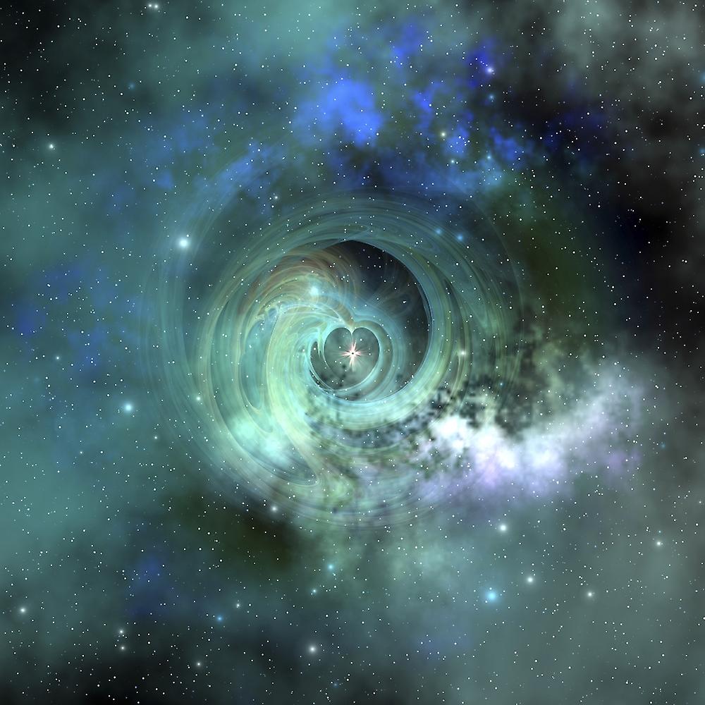 A gorgeous nebula in outer space. Poster