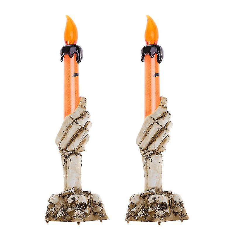 1pcs Halloween Skull Hand Stand