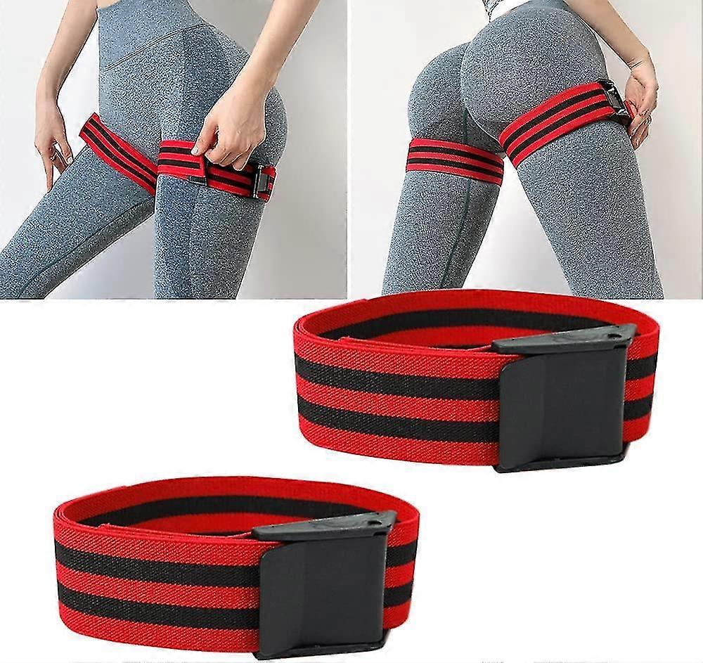 Blood Flow Restriction Bands, Arms & Legs & Booty Workout, Occlusion Training Bands(2 Pack blue)