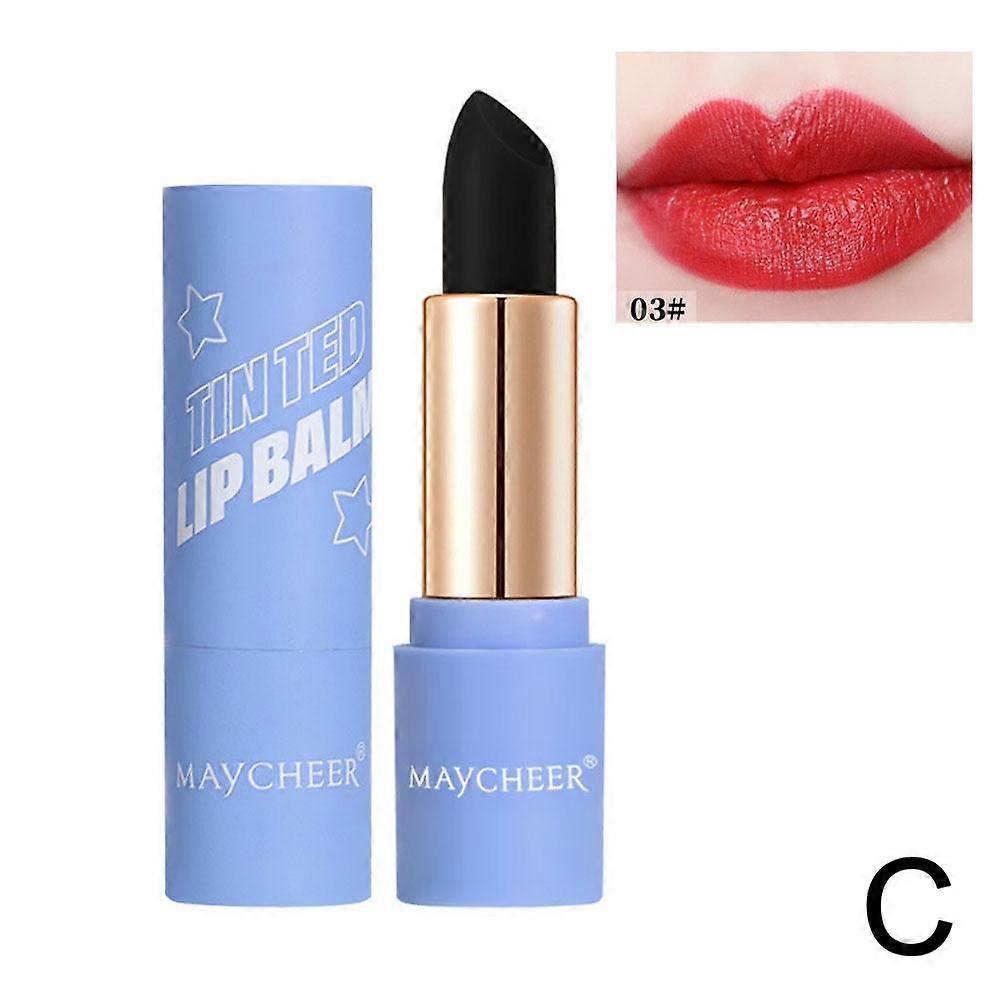 3-in-1 Multistick Matte Lipstick Blush Eyeshadow Long Lasting Moisturizing 3 Shades Universal Skin Tinted Lip Balm