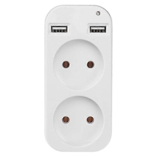 European power Double socket Double USB Socket Strip Eu plug