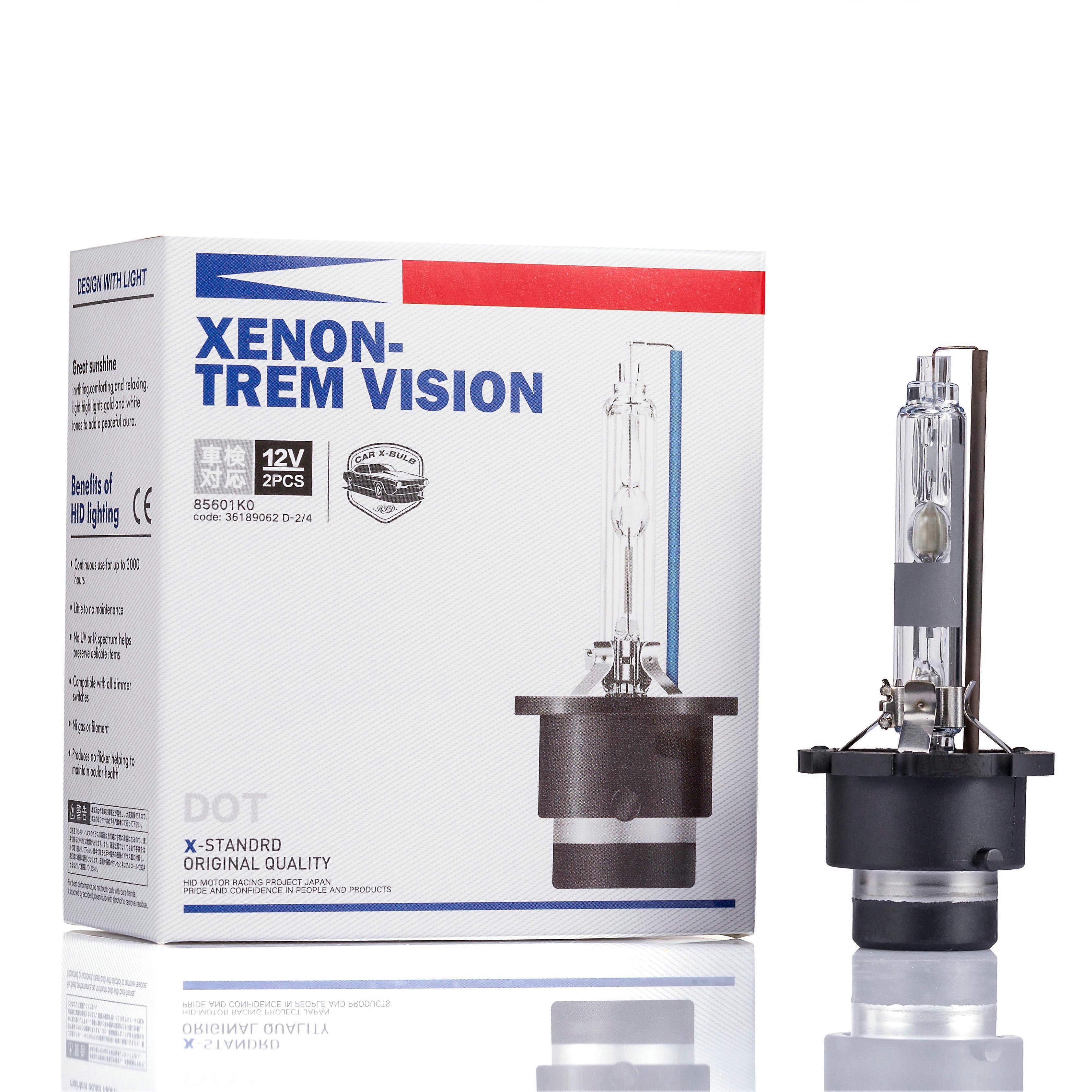 One pair Car Xenon light D2S D2R D4S D4R bulb 12V 35W HID 3000K 4300K 6000K 8000K 10000K head Fog