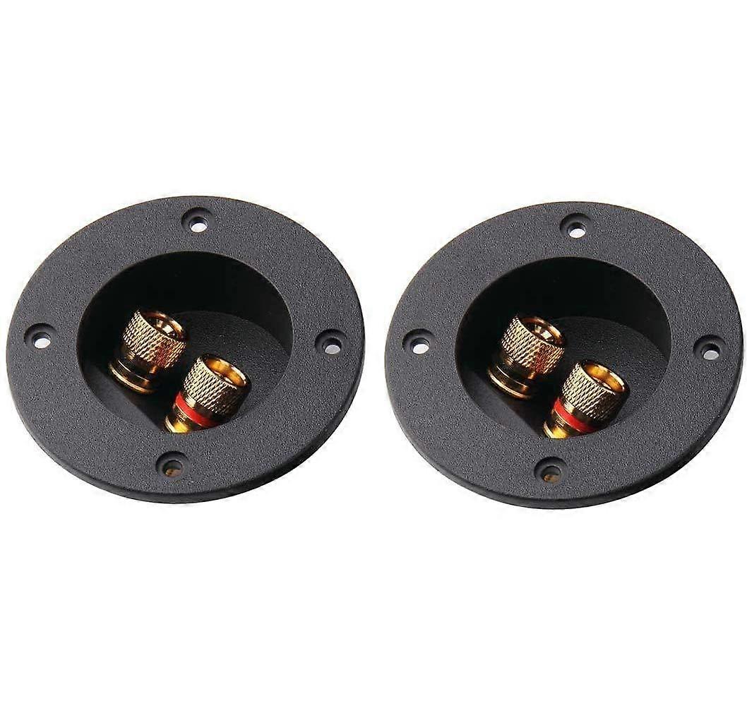 Way Speaker Terminal Block 2pcs Speaker Terminal Binding Post for Subwoofer Plugs Cable Terminals