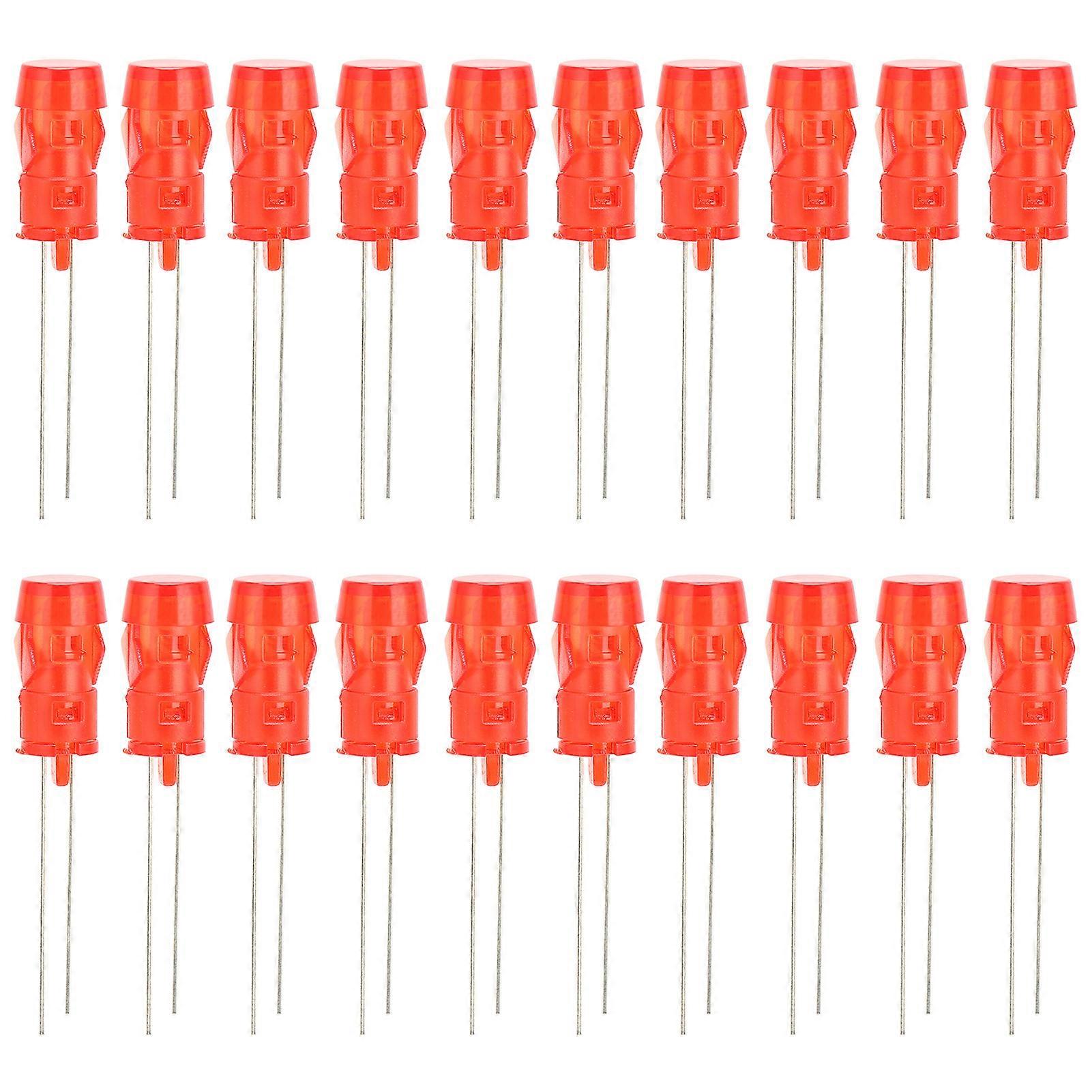 20pcs 3mm Diy Led Diode Portable Light Emitting Diodes For Science Project Experimentred Light