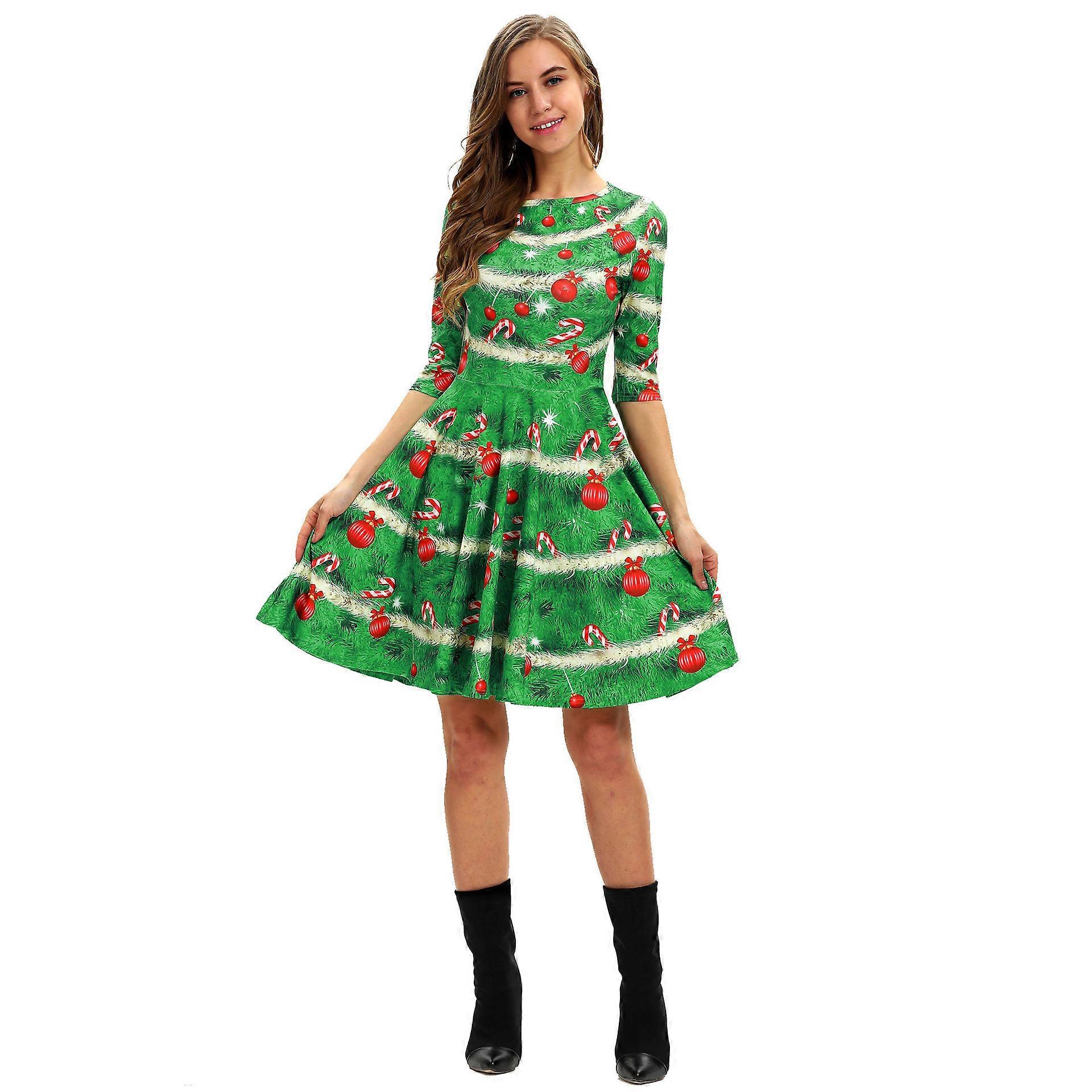 walmart womens christmas dresses Nutcracker Trellis Christmas Long Sleeve Tutu Dress 5y