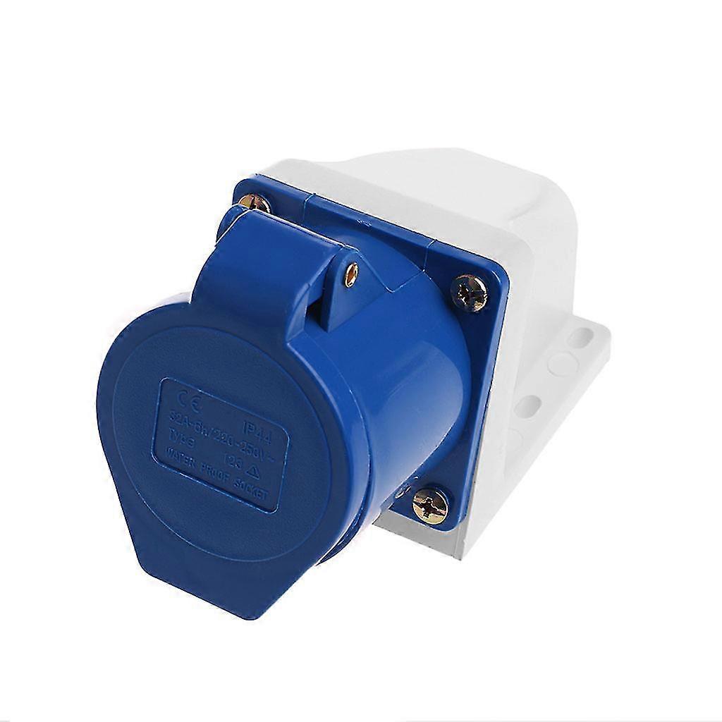 32 أمبير 3pin المقبس الصناعي 220v-250volt مانعة لتسرب الماء Ip44 للماء 2p + e 32a