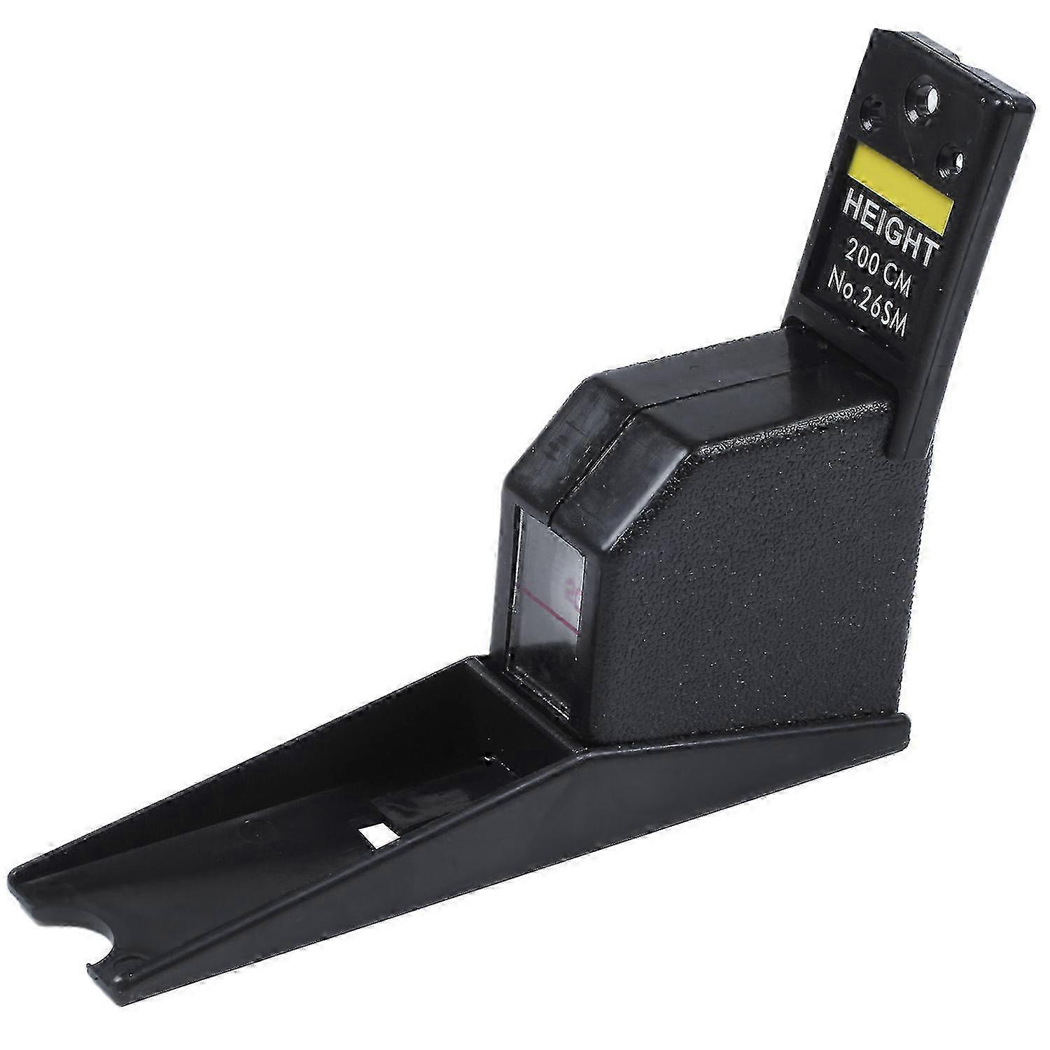 200Cm Stadiometer Black Wall Mounted Height Meter Growth Ruler Cm Metric Tape Measures-Yvan