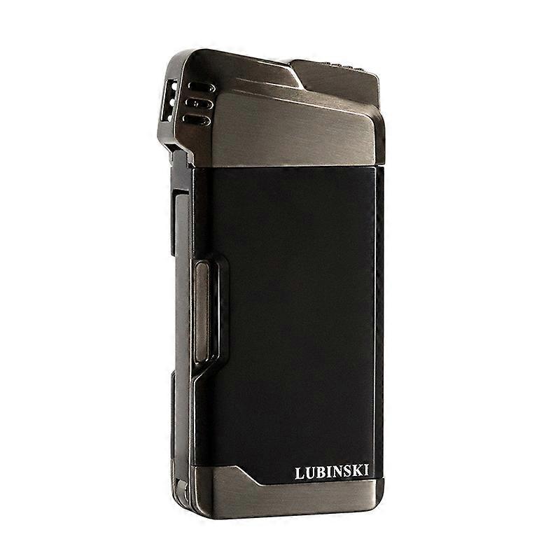 Robinson Lubinski Pipe Lighter Zinc Alloy Electroplating Open Fire Multi-Function Oblique Fire Ignition Lighter