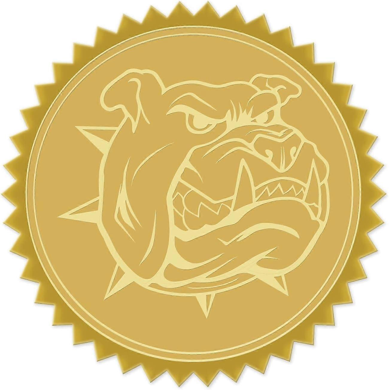 2 Round Self Adhesive Embossed Stickers 100pcs for Invitations Certification Graduation Notary Seals Corporate Seals