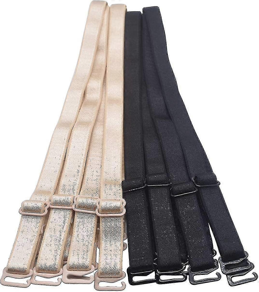 Shoulder Bra Straps Replacement 12mm 15mm 18mm Width Adjustable Removable