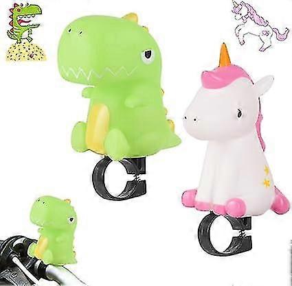 2 件装儿童自行车女孩， 儿童自行车铃， 迷你自行车铃， 儿童自行车铃， 自行车喇叭， 男孩女孩儿童自行车喇叭