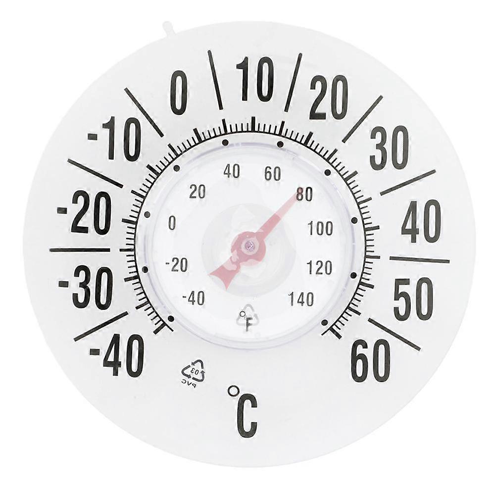 Pointer type high-precision large suction cup window sticker indoor and outdoor thermometer large dial home thermometer