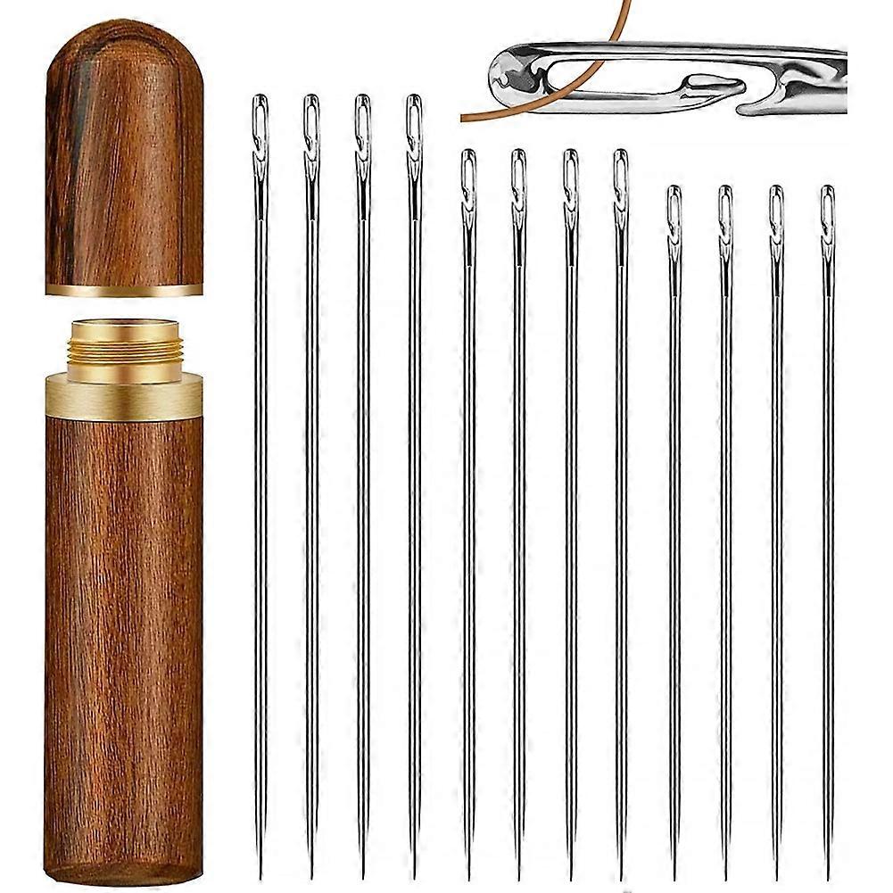 Self-Threading Needles,Sewing Needles for Hand Sewing,for the Elderly,Easy Side Threading Stitching