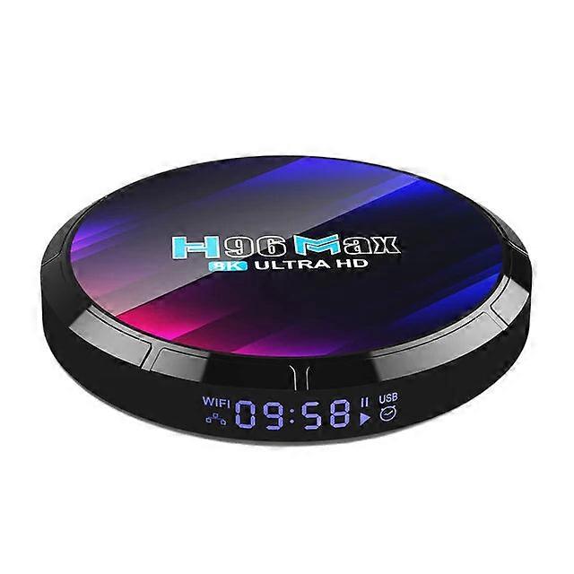 H96 Max Rk3528 Smart Tv Streaming Media Player 8k Video Decoding Set Top Box Support H.265/hdr/hevc/mpeg For Android 13