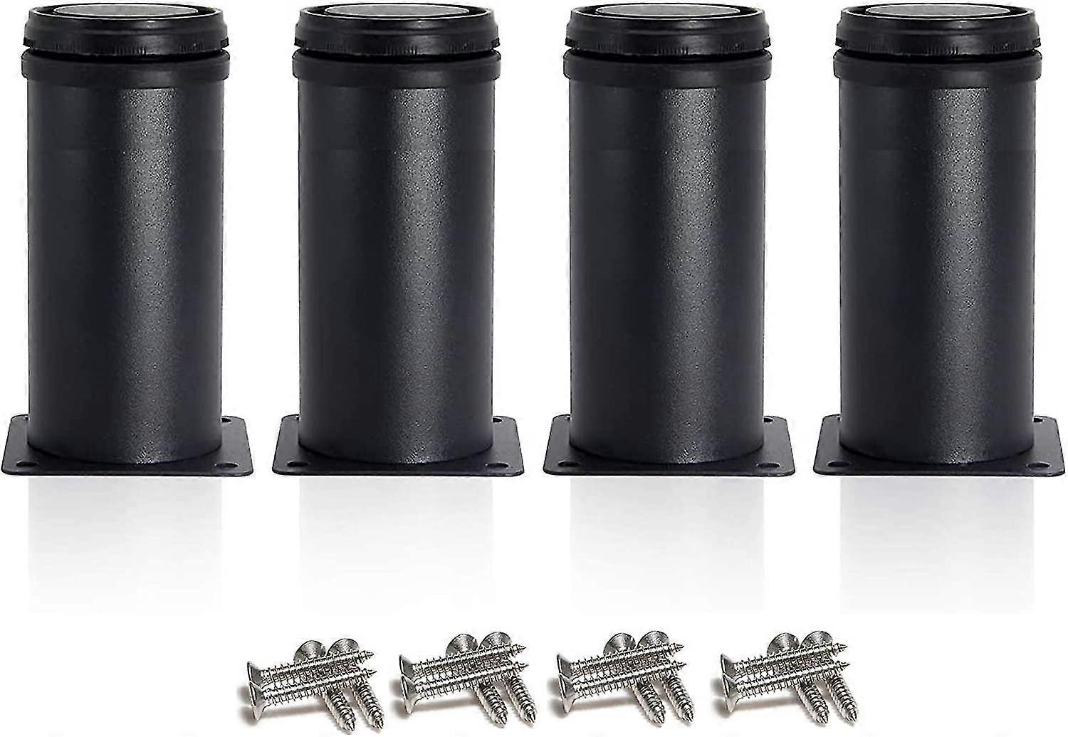 4 个可调节黑色腿 120mm 高度加厚,不锈钢可调节高度 0-15mm 随附螺丝
