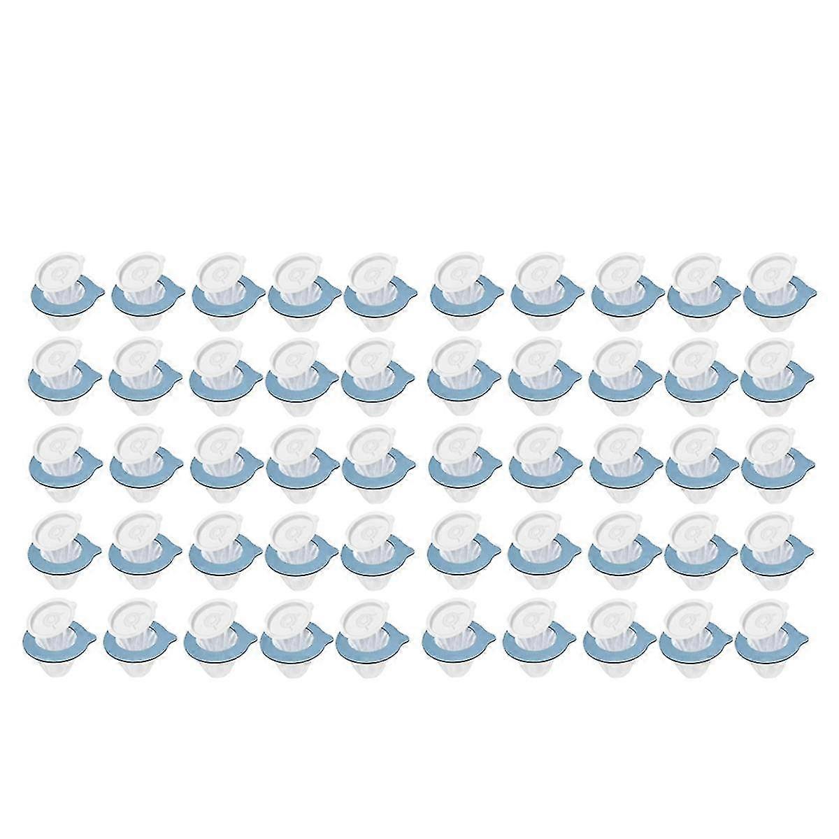 50Pcs Portable Coffee Filters, Reusable Non-Woven Coffee Filters,for Encapsulating Ground Coffee/Te