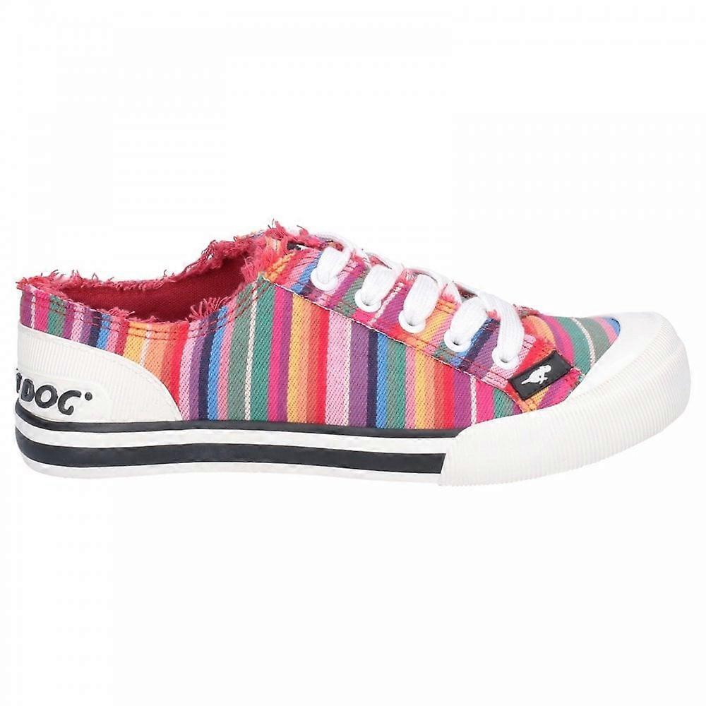 Rocket Dog Jazzin Eden rode sneakers met strepen voor dames