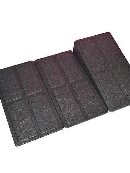 "3-Pack Squat Wedge Blocks Non-Slip Slant Board for Calf Stretching & Physical Therapy"