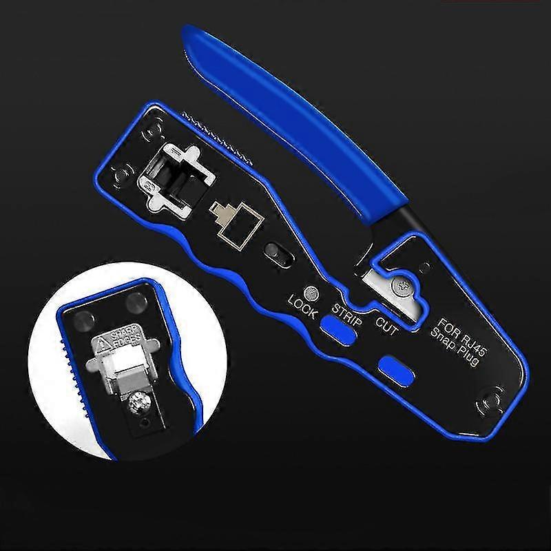 -670 8p8c Rj45 Cable Crimper Ethernet Perforated Connector Crimping Multi-function Network Cable