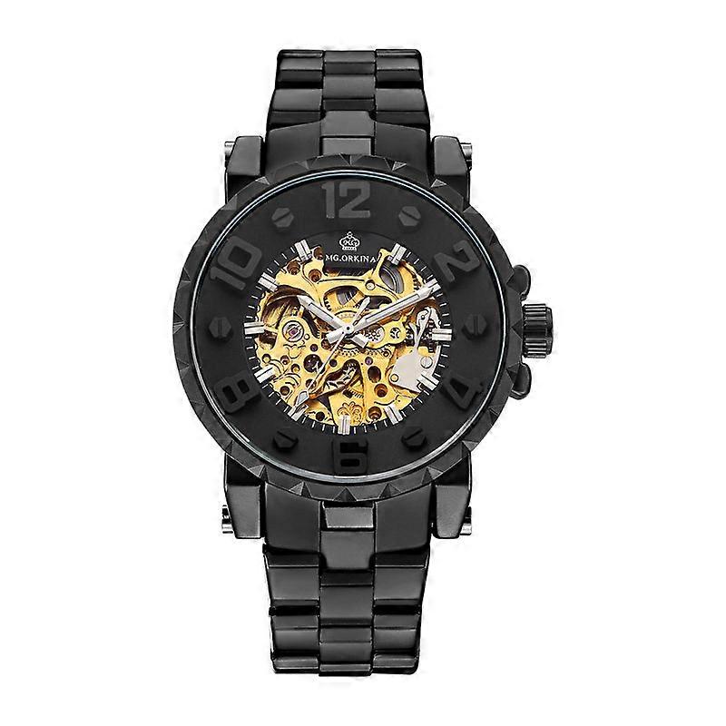 Men's Automatic Mechanical Steel Band Watch