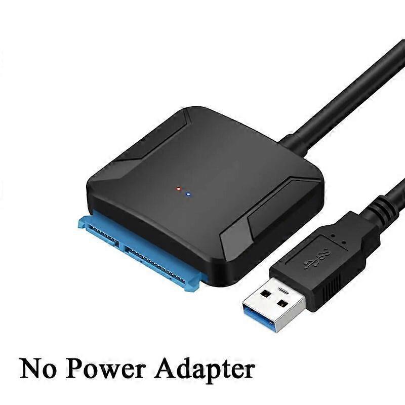 SATA to USB 3.0 Adapter SATA Cable for 2.5/3.5 Inch SSD HDD SATA III Hard Drive Disk Support UASP with 12V/2A Power Interface