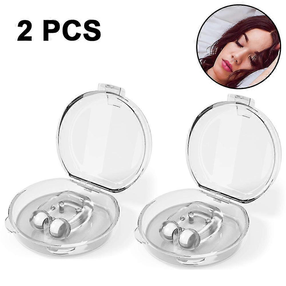 Ctmw Anti Snoring Devices, Silicone Magnetic Anti Snore Clip, Transparent Stop Snorin
