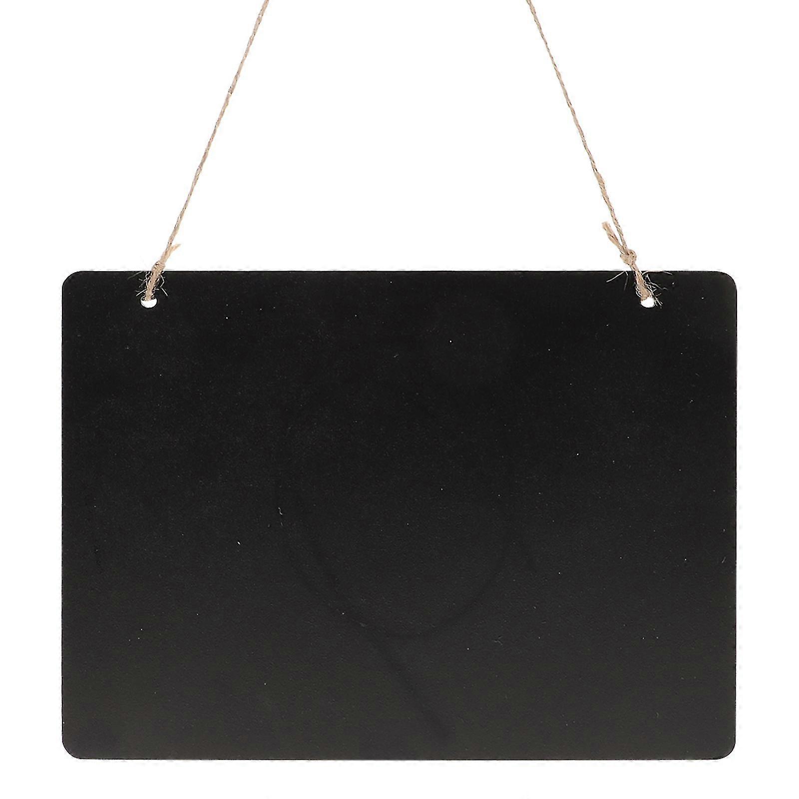 Menu Tableau avec corde Tableau noir Décoration murale Signe Suspendu Tableau Panneau