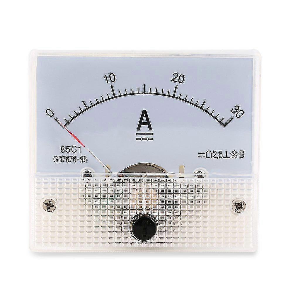 Dc 30a Analog Ammeter Panel Amp Current Meter 0-30a Dc Doesn't
