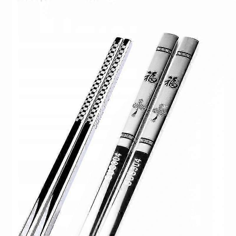 Palillos chinos de acero 23cm