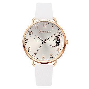 Slanke minimalistische mode met riem wijzerplaat vrouwen quartz horloge cadeau horloge