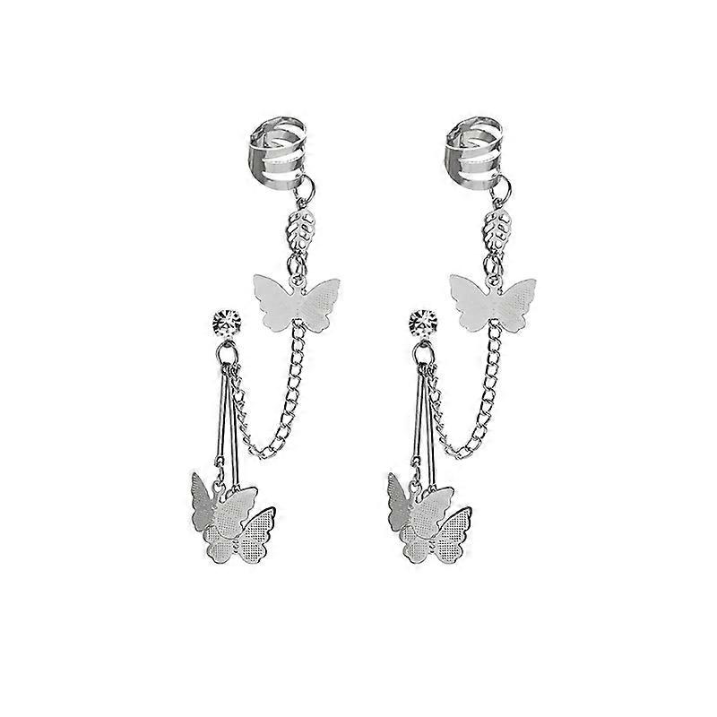 Women's Cuff Chain Earrings, Tassel