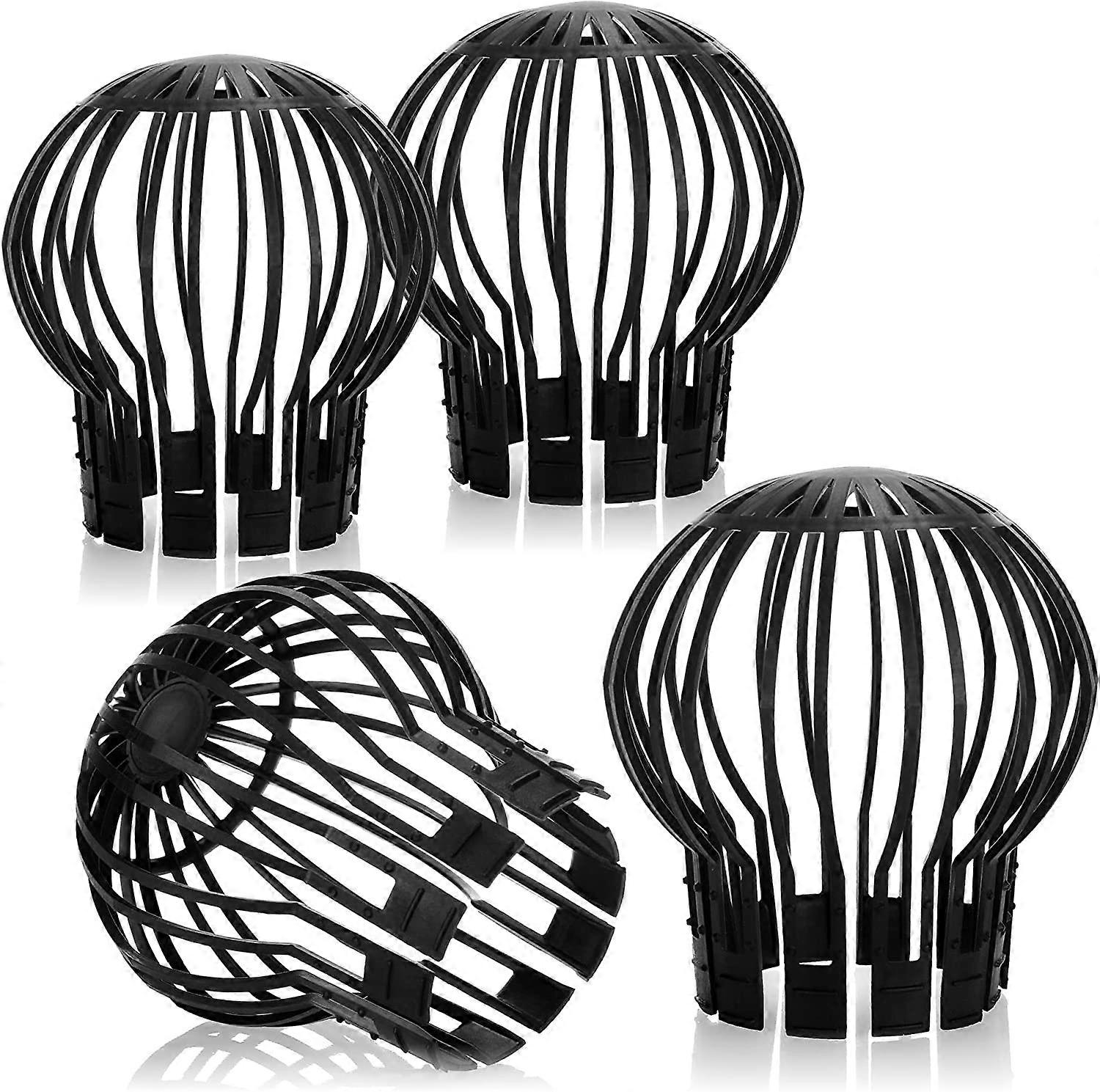 4stk nedløpsrørbeskyttelse - nedløpsrørbeskyttelse for blader - takrenneskjermer