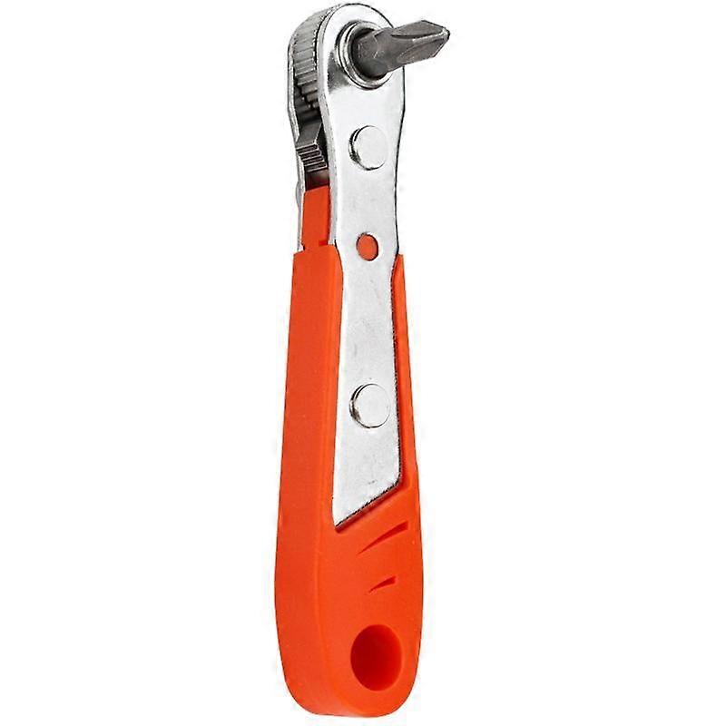 Two-way multifunctional right-angle ratchet screwdriver set Phillips screwdriver head set