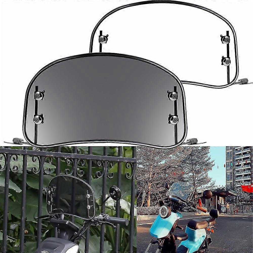 Exquisite Motorcycle Windshield Universal Scooter Windscreen Wind Deflector Screen Windshield Spoiler Air Deflector