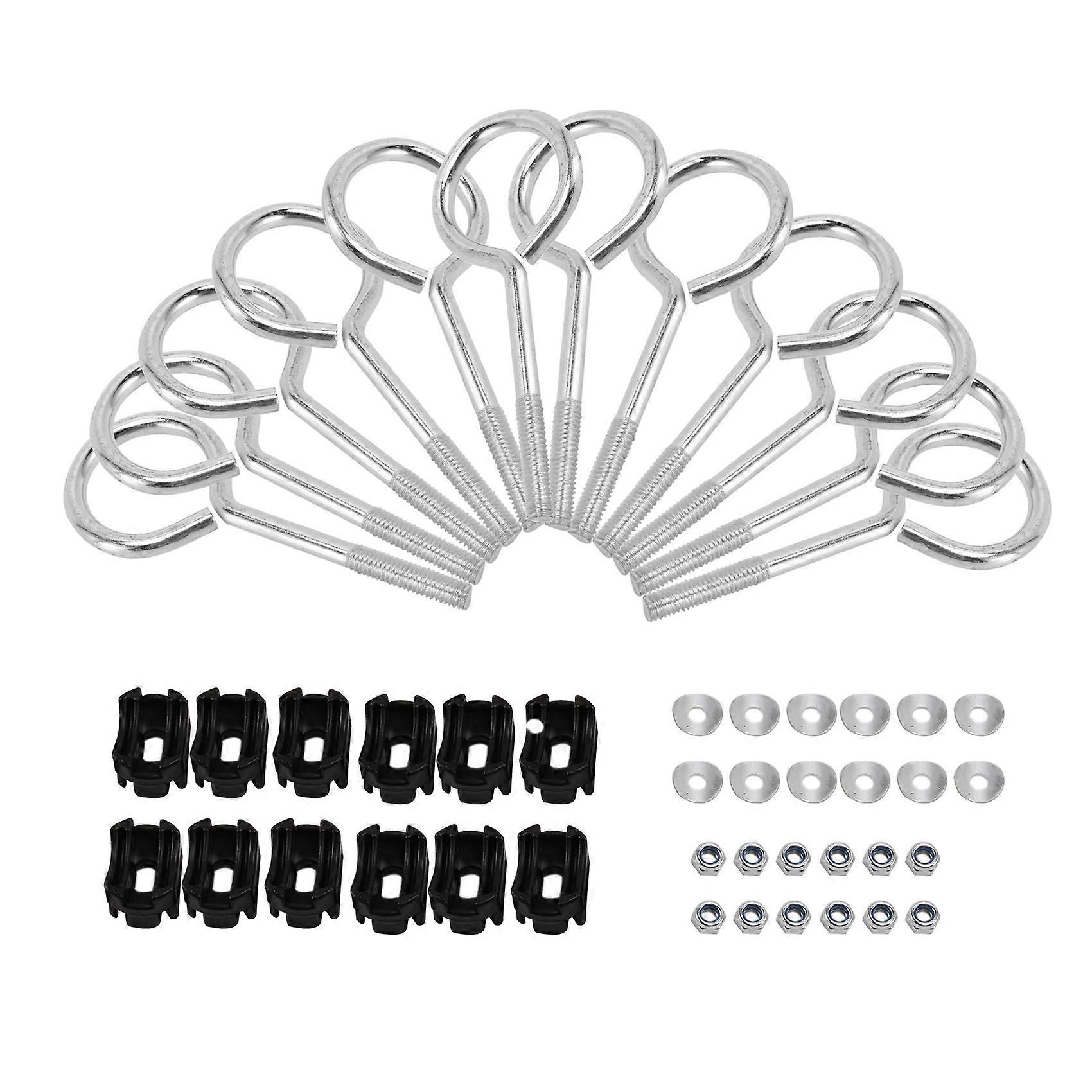 Trampoline Screws Steel Kit Trampoline Replacement Screw Trampoline Stability Tool with Round Nut P