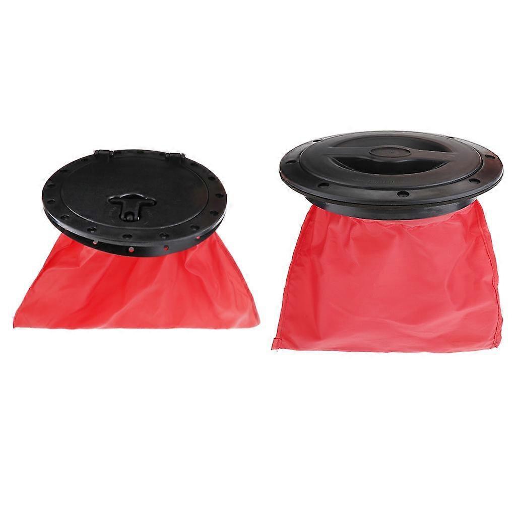 2pcs Tampa de Escotilha de Convés para Caiaque Barco Iate 6 Polegadas + 8 Polegadas