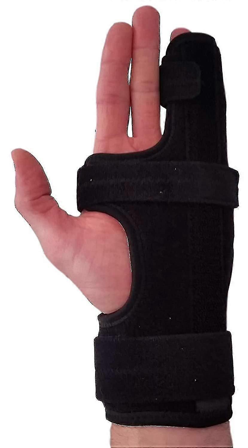 Metacarpal Left - Small / med Finger Splint Hand Brace Pink Finger Splint voor Boxer Fractures, Broken Ring, Little Finger Cast, Trigger Finger Immobil