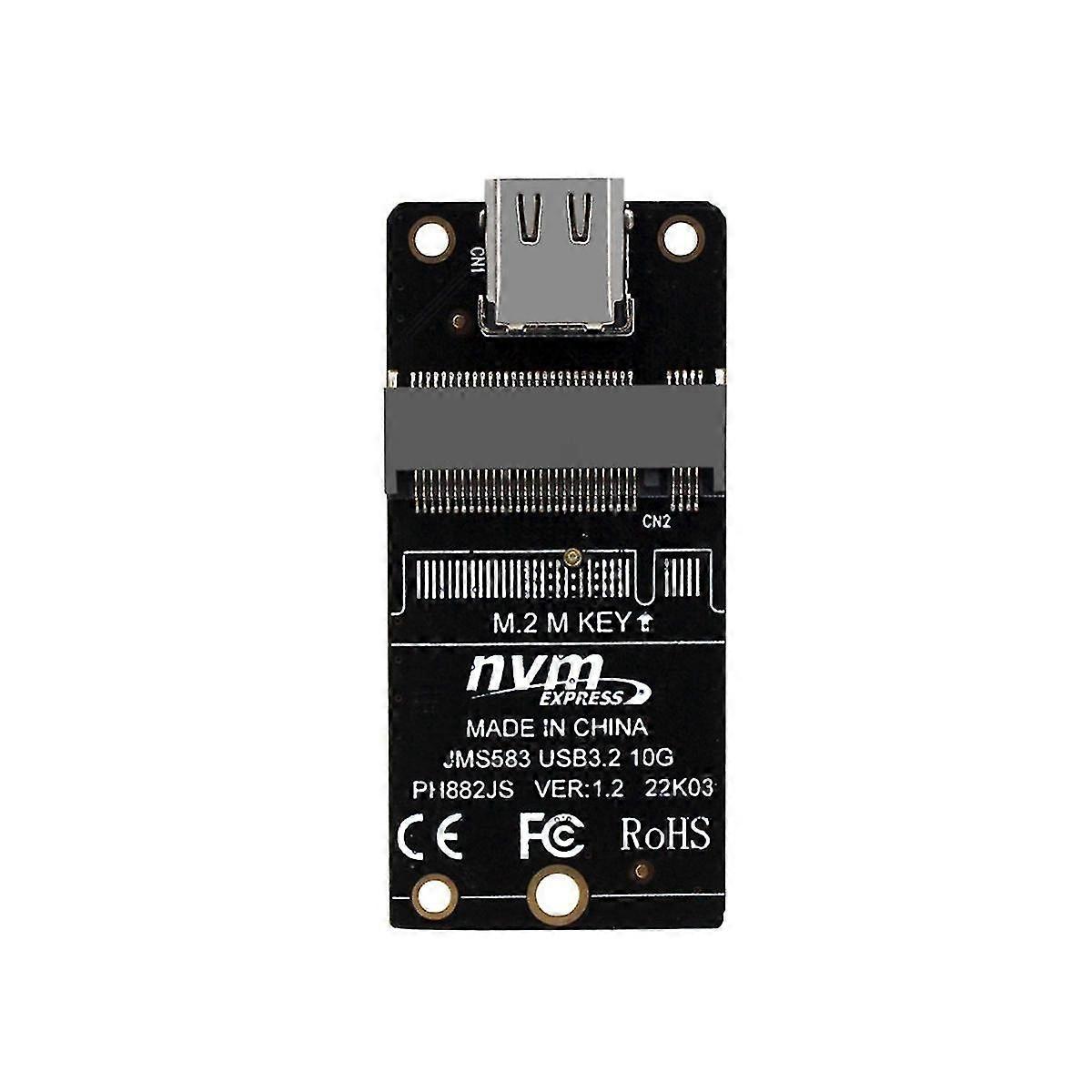 Type-c - M.2 Adaptörü Nvme Ssd Adaptörü Nvme Muhafazası M.2 - Usb 3.2 Type-c Desteği M.2 Ssd 2230 22