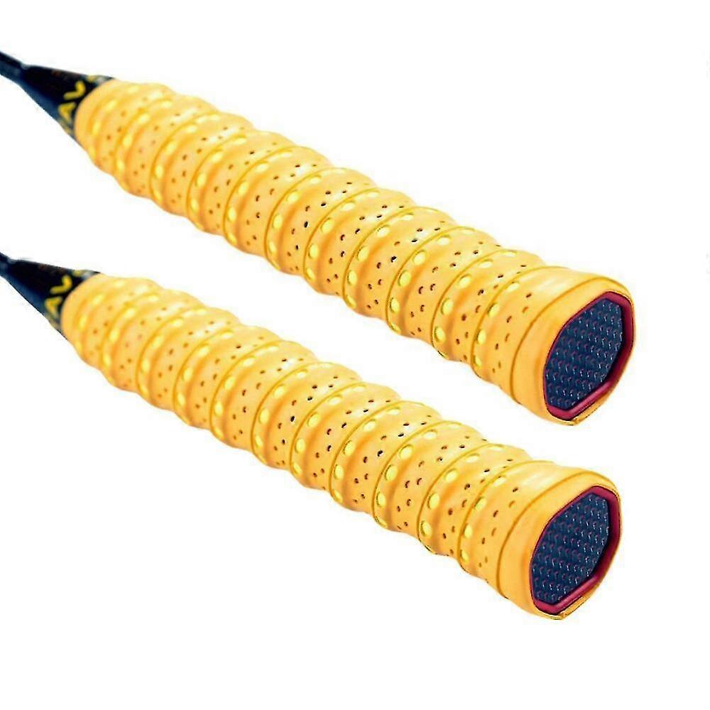 Racket Handle Pu Punching Ball Badminton Two-color Hand Glue Badminton Racket Handle Non-slip Sweat-absorbing