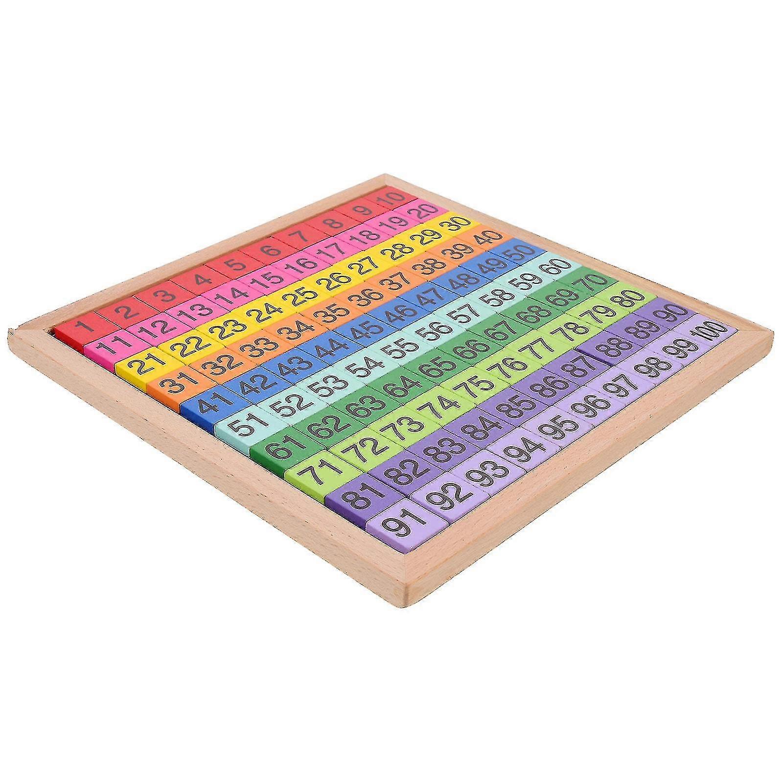 Wooden Math Toy Educational Math Board Interactive Mathematical Train Learning Counting Toy