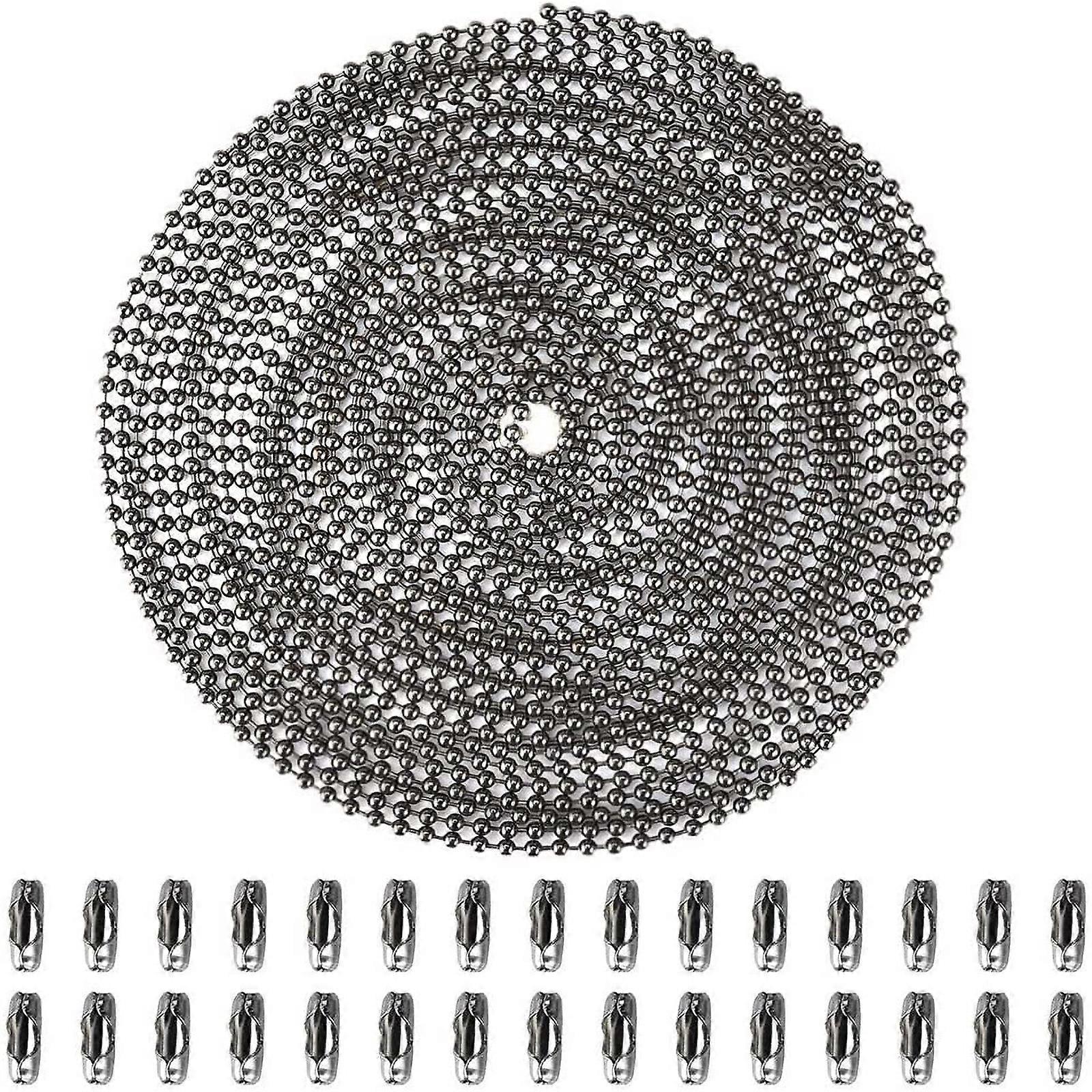 Ceiling Fan Pull Chain, (Upgrade Rust Proof) Beaded Pull Chains Extension, Light Chain Pulls Extenders Great Pulling Force Stainless Steel