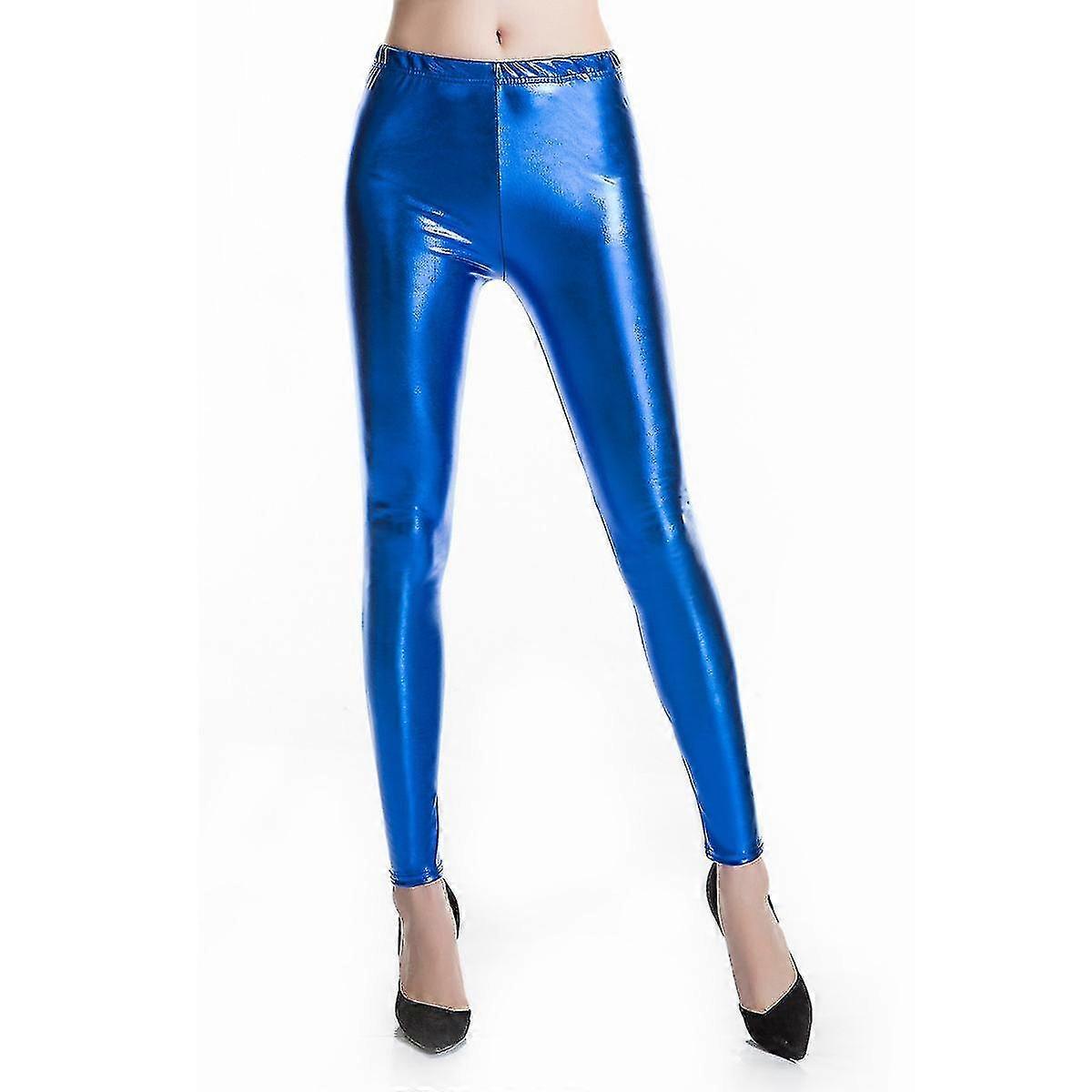 Women's Faux Leather Leggings High Waist Leggings Pants Tights Zekai