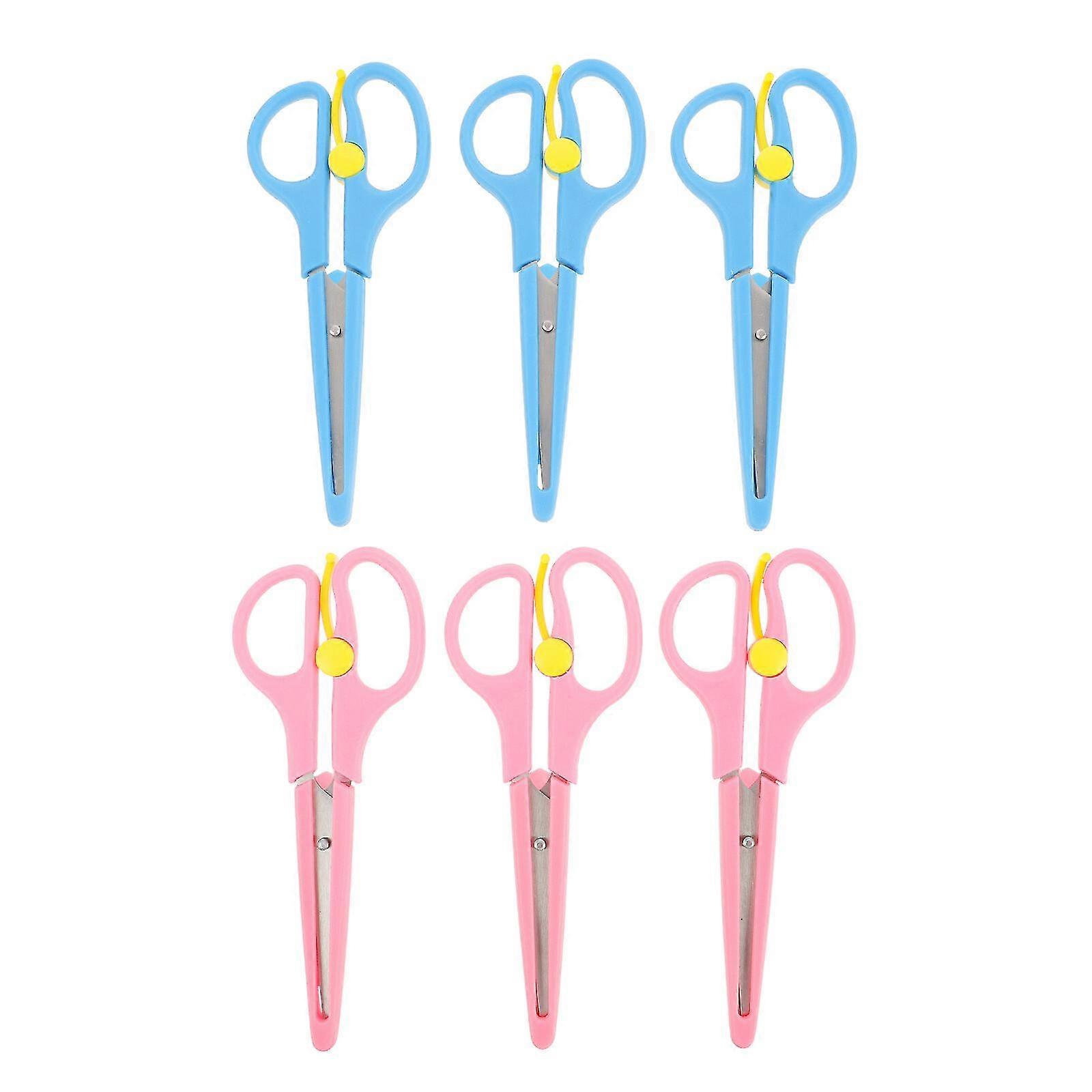 6pcs Craft Scissors Small Scissors Set Fine Tips Quilting Tools And Supplies